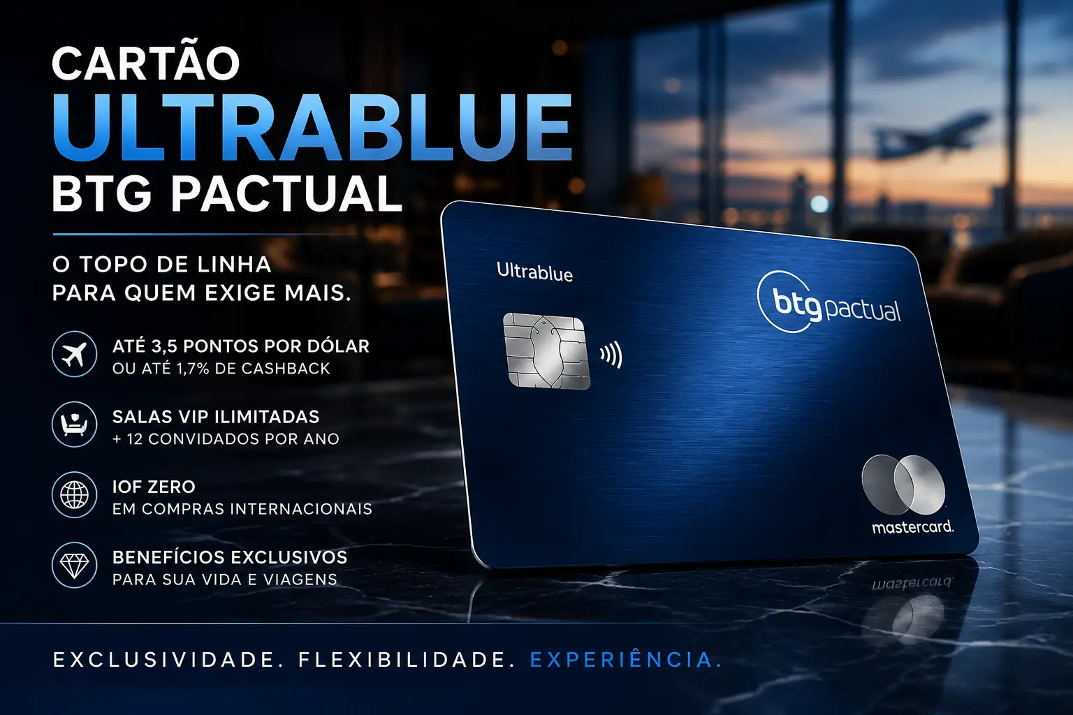 BTG Pactual Ultrablue Mastercard Black