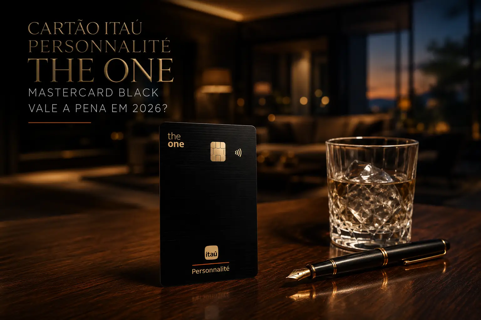 Cartão Itaú Personnalité The One Mastercard Black