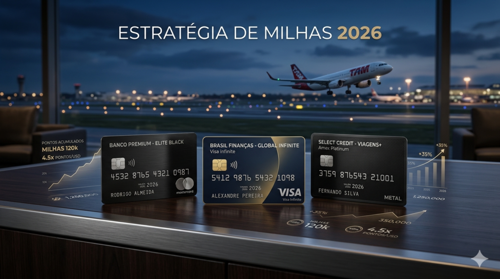 Como Criar Estratégia de Milhas e Pontos para Cartões Premium (2026)