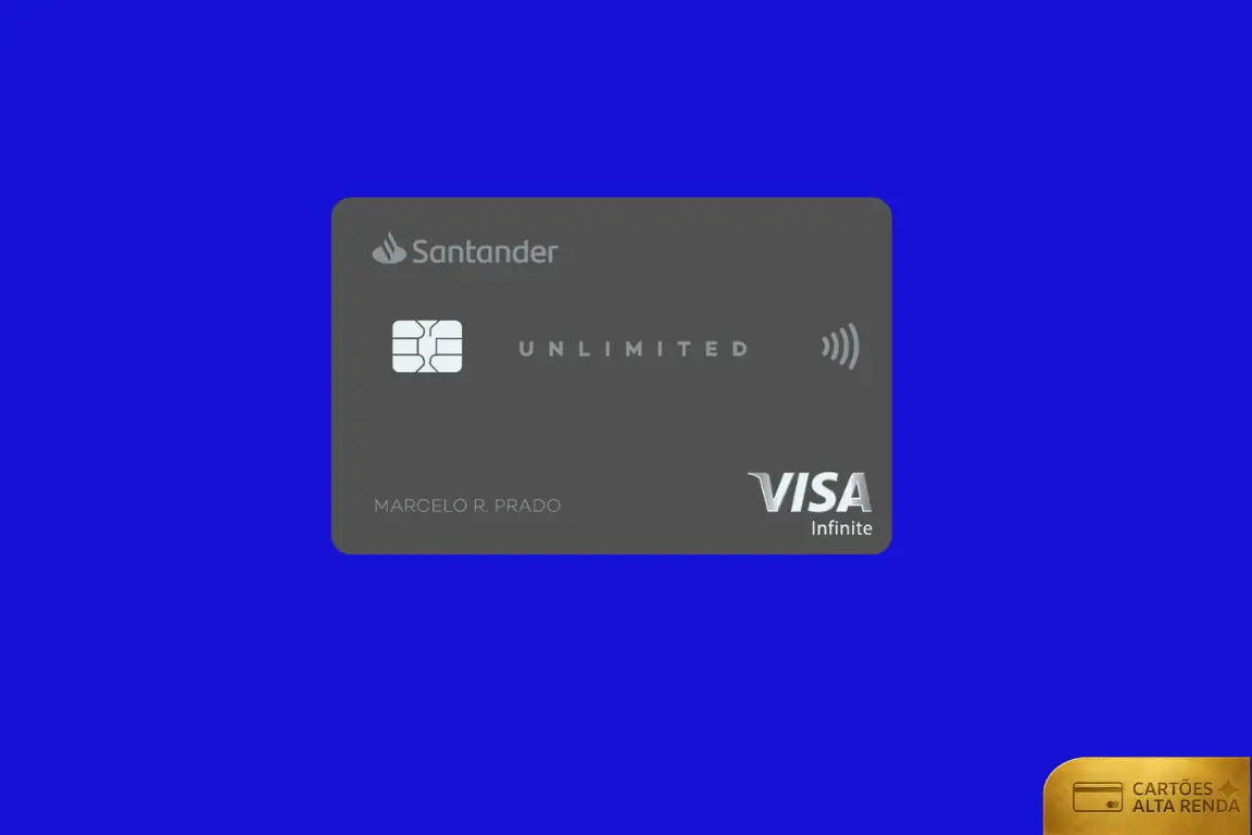 Cartão Santander Unlimited Visa Infinite