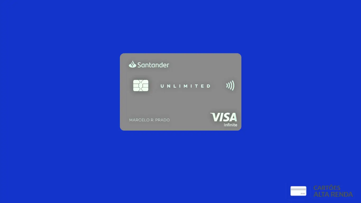 Cartão Santander Unlimited Visa Infinite