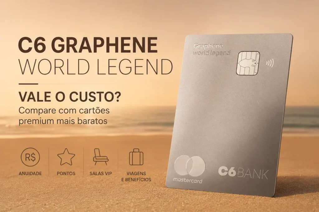 C6 Graphene World Legend Mastercard em comparação com cartões premium mais baratos em 2026