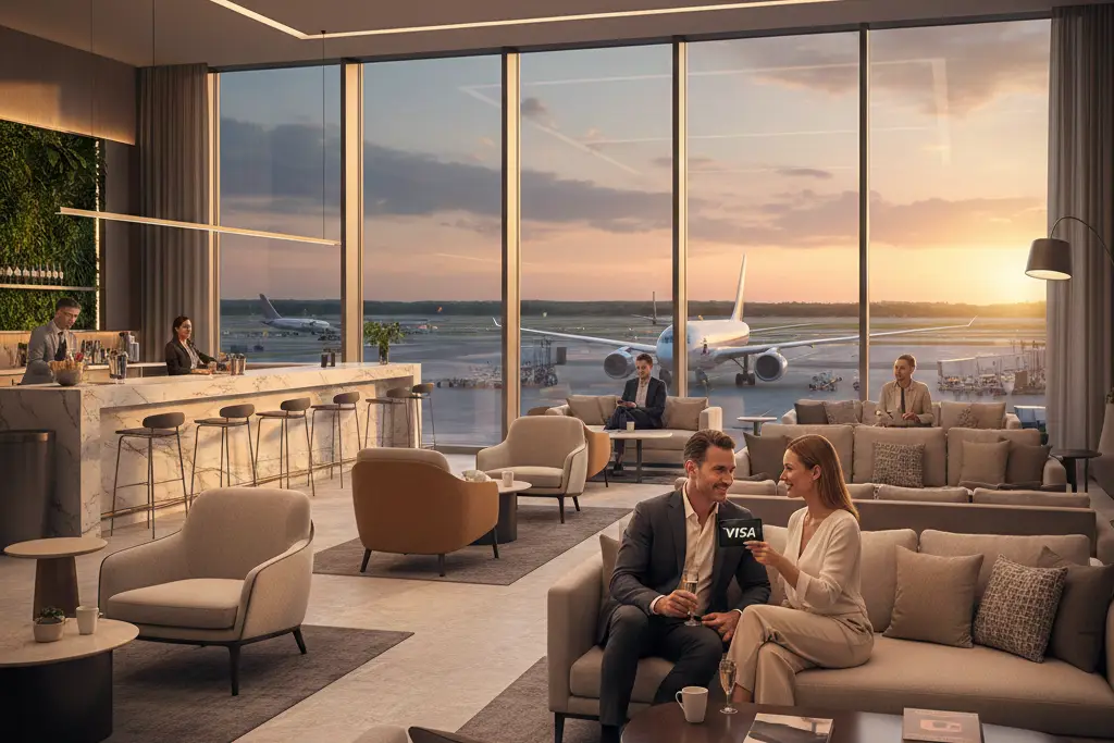 Cartões Visa Alta Renda que Oferecem Acesso a Salas VIP