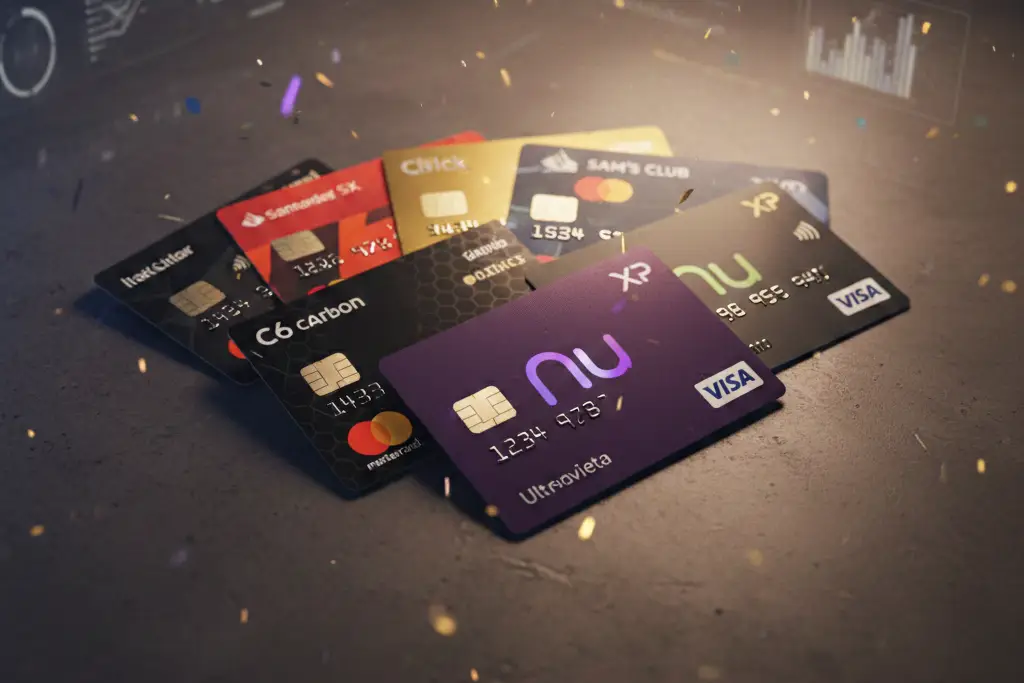 Cartões com Limite Alto C6 Carbon, Nubank Ultravioleta, XP Visa Infinite no Brasil