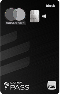 Imagem promocional do Cartão LATAM Pass Black