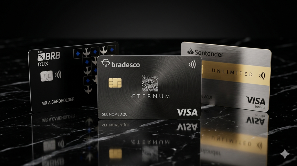 Comparação com outros cartões de limite alto