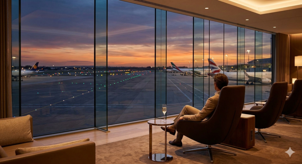 Salas VIP e Experiência em Aeroportos