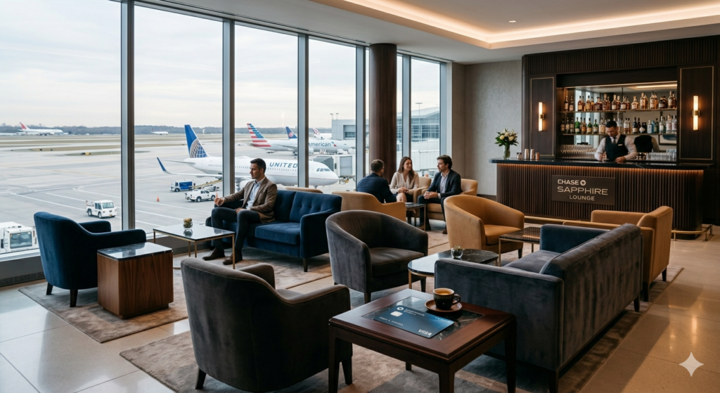 Salas VIP e Expansão Global: Sapphire Lounges