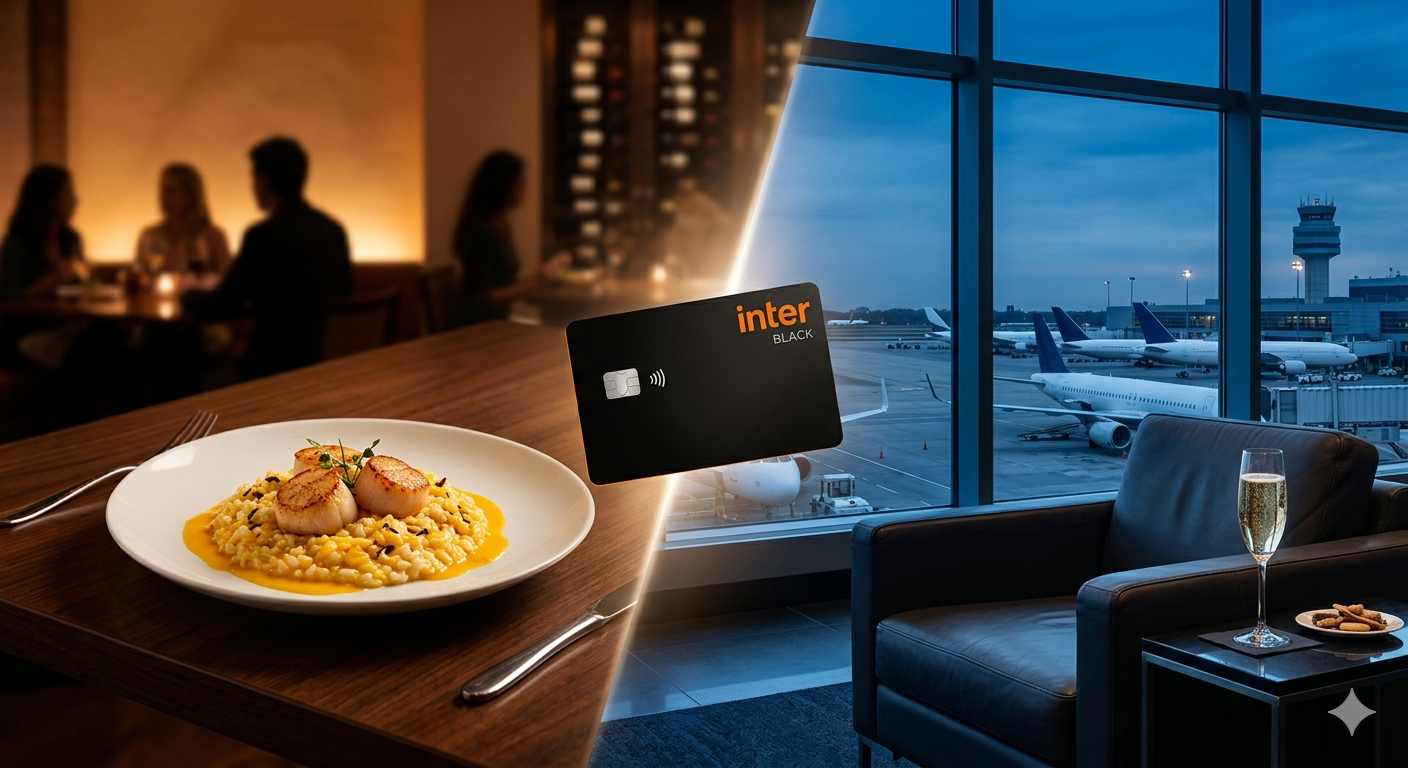 Inter Black Duo Gourmet: benefícios, restaurantes e salas VIP