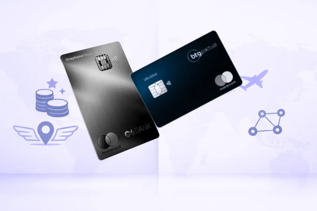 Comparativo Ultrablue vs Graphene 2026 qual cartão gera mais milhas