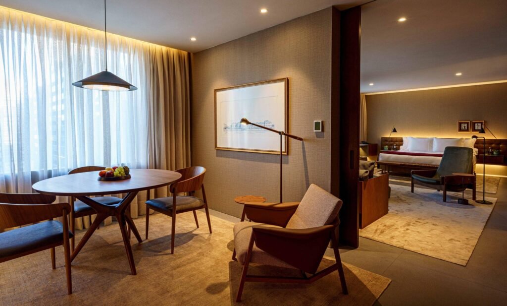 Suíte premium de hotel Fasano com benefícios exclusivos Mastercard World Legend