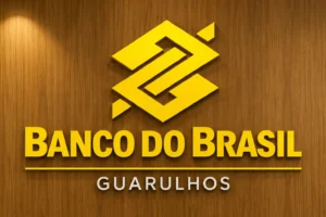Logo da Casa BB, sala VIP exclusiva do Banco do Brasil no Aeroporto Internacional de Guarulhos (GRU).
