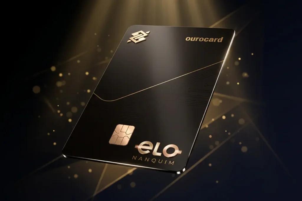 Ourocard Elo Nanquim do Banco do Brasil com destaque para pontos Livelo, salas VIP, cashback e benefícios premium em 2026.