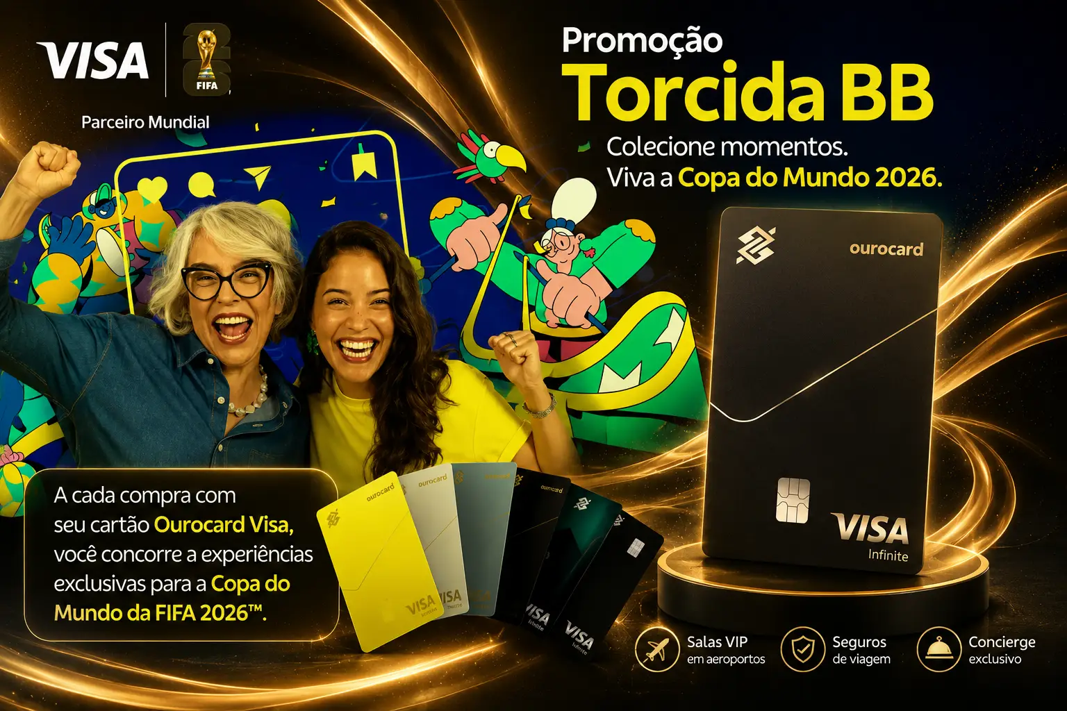 Promoção Torcida BB: Banco do Brasil e Visa Levam Você à Copa do Mundo 2026