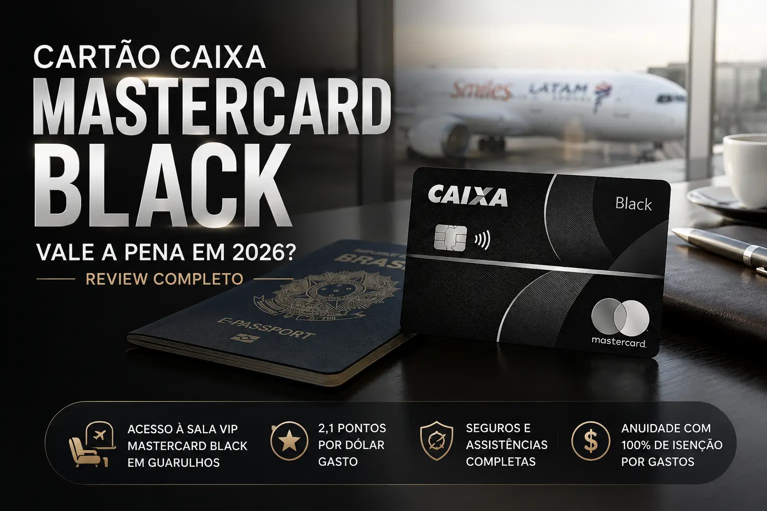 Cartão CAIXA Mastercard Black: Vale a Pena em 2026? Review Completo