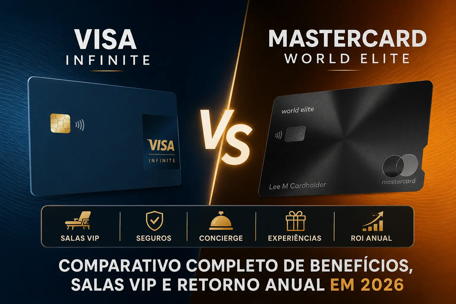 Cartões de Crédito Visa Infinite ou Mastercard World Elite: Qual Vale Mais a Pena em 2026?