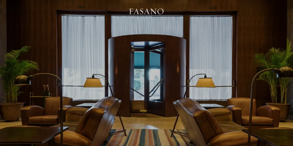 Interior do Fasano São Paulo, experiência disponível para clientes do Amex The Centurion Card.