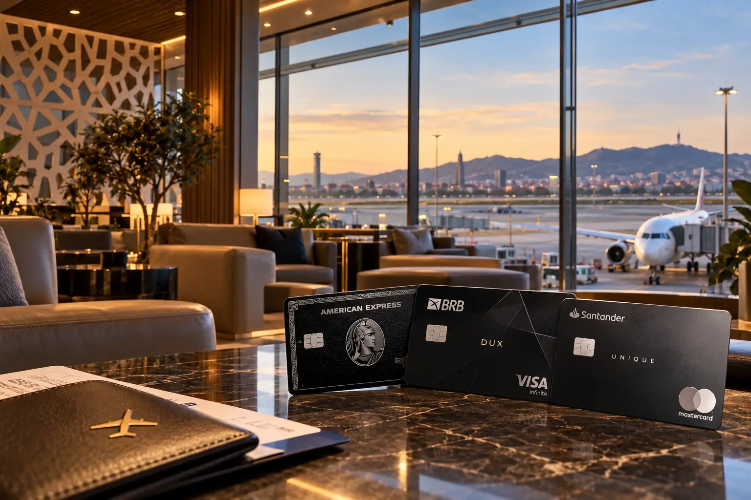 Salas VIP no Aeroporto de Barcelona BCN com cartões premium para acesso em 2026