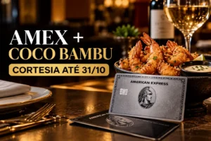 American Express oferece cortesia no Coco Bambu até 31 de outubro de 2026