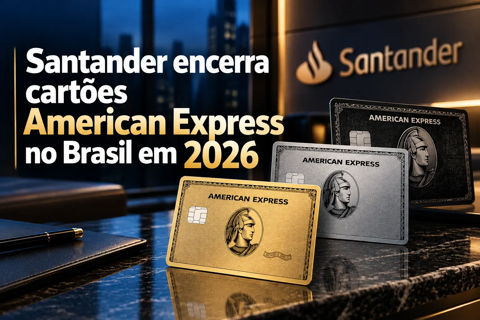 Dos Express Santander Encerra Cartões American Express em 2026